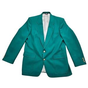 Hart Schaffner Marx Jack Nicklaus Golden Bear Green Blazer Masters Gold Button